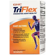 GNC Triflex Fast-Acting | Improves Joint Comfort And Stiffness, Clinical Strength Doses Of Glucosamine/Chondroitin And Boswellia- Plus Turmeric |