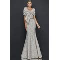 Terani Couture - 1921M0726 Embroidered Trumpet Mother Of The Groom Dress