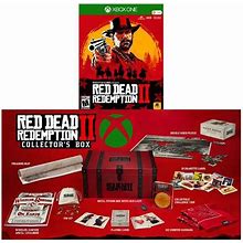Red Dead Redemption 2 Exclusive Collectors Box W/ Game Bundle (Xbox