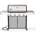 Weber Genesis S-415 Gas Grill (Natural Gas), Stainless Steel - 1500580