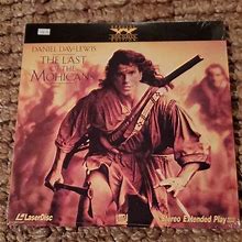 The Last Of The Mohicans 1993 Laser Disc Movie | Color: Red | Size: Os