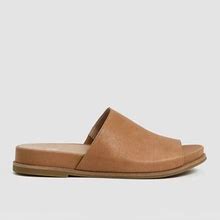 Eileen Fisher | Women's Dotes Tumbled Leather Wedge Sandal | Yellow | Size: 6.5 Regular