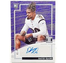 David Ojabo 2022 Impeccable Rookie Auto Autograph /49 161 Ravens RC
