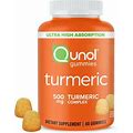 Qunol Turmeric Gummies, 500Mg, Ultra High Absorption, Joint Support Herbal Supplement, 60 Count