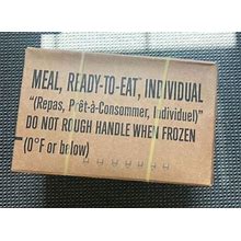 MRE, Meals Ready-To-Eat, 12-Pack Military Camping Surplus. New Unopened Box