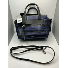 Coach Bleecker Embossed Woven Leather Mini Riley Carryall Bag 31001