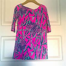 Lilly Pulitzer Dresses | Nwot Lilly Pulitzer Girls Dress | Color: Green/Pink | Size: Xsg