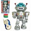 11" RC Dancing Robot W/ R/C Missle Disc Launcher Toy For Kid 5 To 7 Year