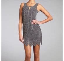 Romeo & Juliet Couture Dresses | Nwot Romeo & Juliet Couture Beaded Mini Dress | Color: Gray | Size: S