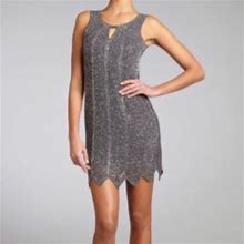 Romeo & Juliet Couture Dresses | Nwot Romeo & Juliet Couture Beaded Mini Dress | Color: Gray | Size: S