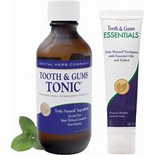 Dental Herb Company - Tooth & Gums Tonic (18 Oz.) Mouthwash And Essentials Paste (Kit)