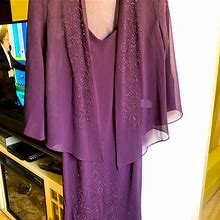 R&M Richards Dresses | 2 Piece Gown | Color: Purple | Size: 16