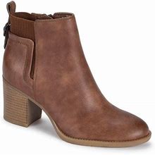 Baretraps Rhoslyn Block Heel Bootie - Brown - Ankle Boots Size 11