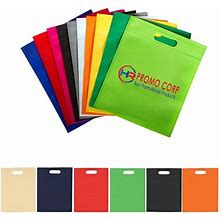 100 Custom 80Gsm Non-Woven Shopping Grocery Bag (Min Qty: 100) | Promotional Products