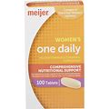 Meijer Women's One Daily Multivitamin 100 Ct