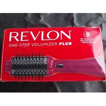 Revlon One-Step Volumizer Plus Hair Dryer And Hot Air Brush Mint Blue