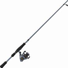 Quantum Smoke X Spinning Reel And Fishing Rod Combo 1-Piece IM8 Graphite Fishing Pole With Split-Grip EVA Rod Handle, Changeable Right- Or Left-Hand