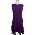 Prada Purple Crepe Paneled Sleeveless Dress Womens Size 44. PRADA. Purple. Dresses.