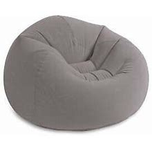 Intex Beanless Bag, Inflatable Chair, Gray, 42 X 41 X 27 Inches, Fast
