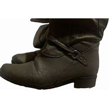 Kohl's Womens Gray Boot - Women | Color: Black | Size: 8