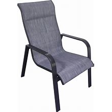 Living Accents Pacifica Black Aluminum Frame Sling Chair