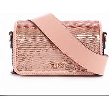 Guess Bags | Guess Mini Shoulder Bag Pink Sequins | Color: Pink | Size: Os
