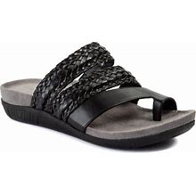 Baretraps Women's Jonelle Slide Flat Sandals - Black - Size 7.5W