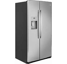 21.8 Cu Ft Side-By-Side Stainless Refrigerator