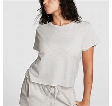 Women's PINK Cotton Short-Sleeve T-Shirt