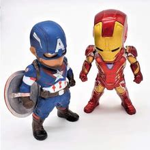 Prodigy Toys Ultimate Captain America And Iron Man Action Figure Superheroes Set