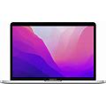 Apple Macbook Pro 13-Inch Laptop With M2 Chip: Retina Display, 8GB RAM, 512GB SSD, Touch Bar, Backlit Keyboard, Facetime HD Camera Silver (Renewed)