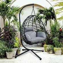 Swing Chair With Stand(Gray)