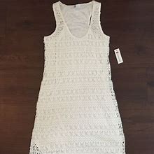Charming Charlie Dresses | White Open Knit Sun Dress | Color: White | Size: S