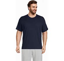 Lands' End Big & Tall Super-T Short Sleeve T-Shirt - Radiant Navy