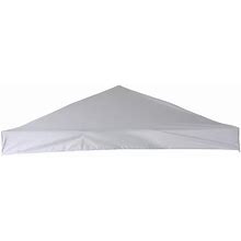 E64 8X8 Canopy Tops -Replacement Tops For 10X10 Slant Leg, White