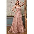 Cinderella Divine CB073 - Floral Sequin Evening Dress