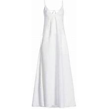 Another Tomorrow Women's Seamed Slip Dress - White - Size 12