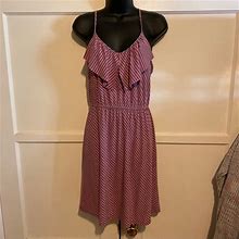 Mossimo Supply Co. Dresses | Mossimo Supply Co. Strappy Cotton Dress Medium | Color: Gray/Pink | Size: M