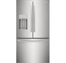 Frigidaire 27.8-Cu Ft French Door Refrigerator With Ice Maker, Water And Ice Dispenser (Stainless Steel) ENERGY STAR | FRFS2823AS