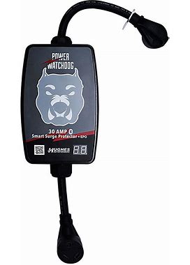 Hughes Autoformers 30 Amp Hughes Autoformer Power Watchdog Bluetooth Portable Surge Protector In Black | Camping World