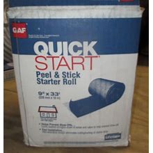 GAF Quick Start 9" X 33" Peel & Stick Starter Roll-Shingle Adhesive