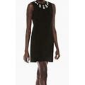 Calvin Klein Dresses | Calvin Klein Embellished Collar Dress | Color: Black | Size: 10