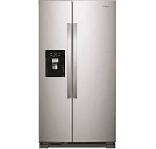 Whirlpool 25 Cu. Ft. Side By Side Refrigerator In Monochromatic Stainless Steel WRS335SDHM