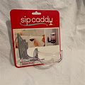 Sipcaddy SHOWER BEER & BATH WINE Holder! Portable Cupholder Shower Caddy Drink