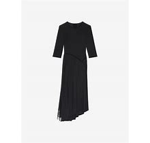 Givenchy - Dress In Jersey And Lace - Black - Viscose - Women - Size: 40