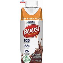 BOOST Very High Calorie Chocolate Nutritional Drink - 22G Protein, 530 Nutrient-