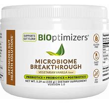 Bioptimizers Microbiome Breakthrough Vegetarian Vanilla 5.29 Oz