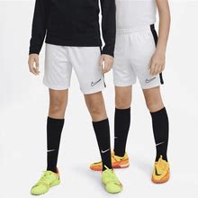 Nike Dri-FIT Academy23 Kids' Soccer Shorts In White, Size: Small | DX5476-100