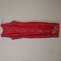Tadashi Shoji Dresses | Tadashi Shoji Women's Size 14 Mesh Embroidered Dress With Double Lining | Color: Pink | Size: 14