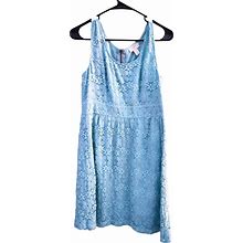 Loft Dresses | Ann Taylor Loft Robin Egg Blue Sleeveless Knee-Length Dress Size 6 | Color: Blue | Size: 6